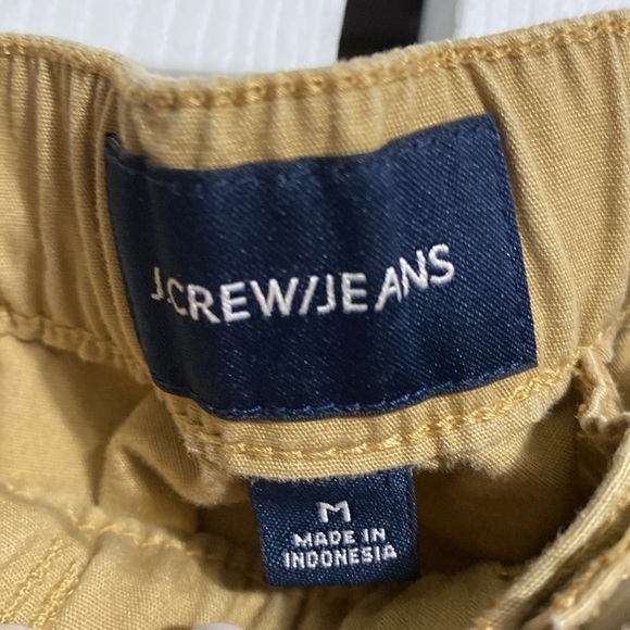 J.CREW Men's cotton tan khaki Brown Belted chino size Medium - Picture 10 of 12